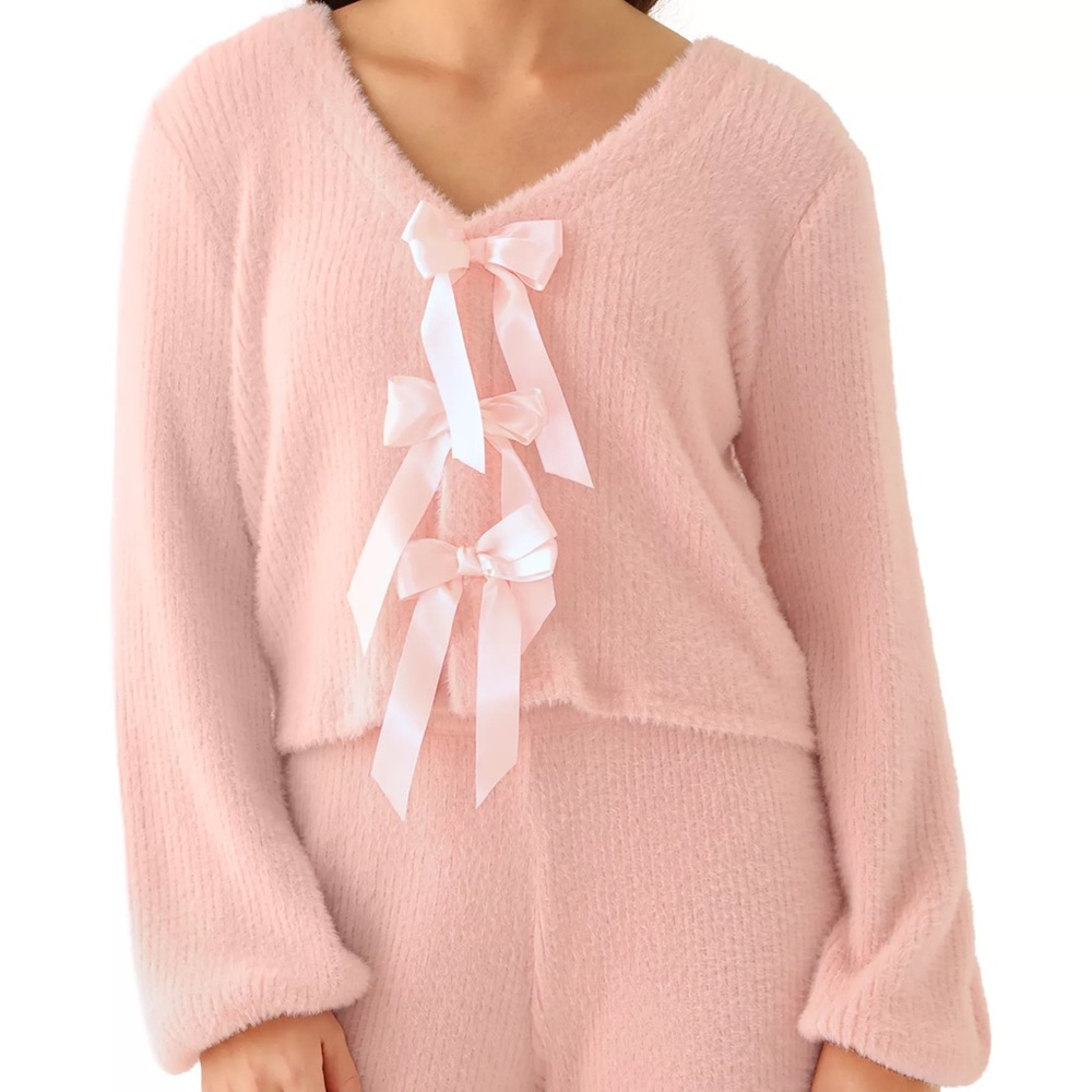 Oak and Trellis Women's Tie Front Bow Top